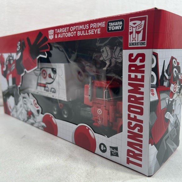 Transformers Hasbro Target Optimus Prime & Autobot Bullseye!  Target Exclusive! - Picture 3 of 5